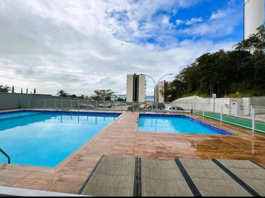 Apto Na Praia De Fora - Palhoca Bagian luar foto